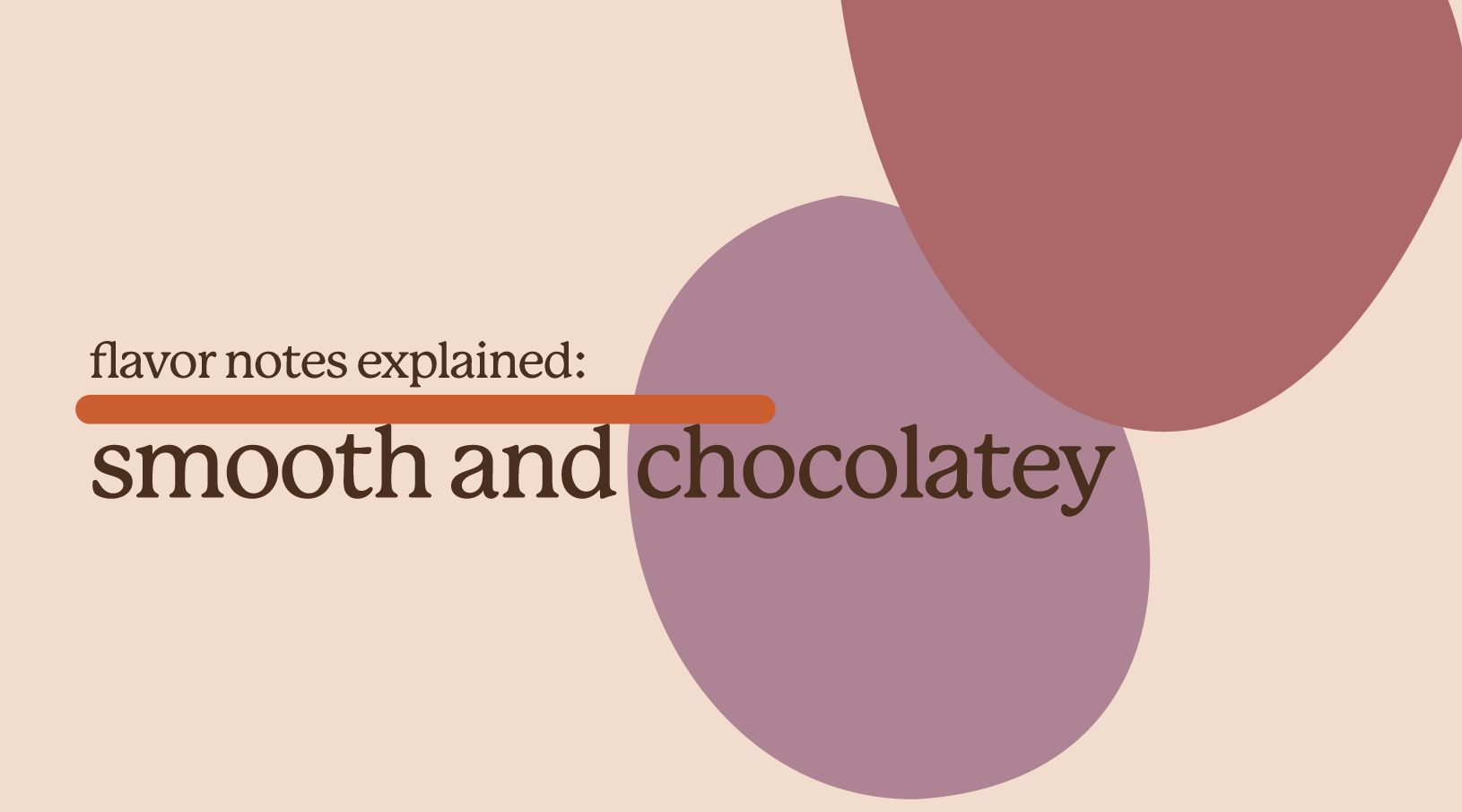 Flavor Profiles Explained | Smooth & Chocolatey