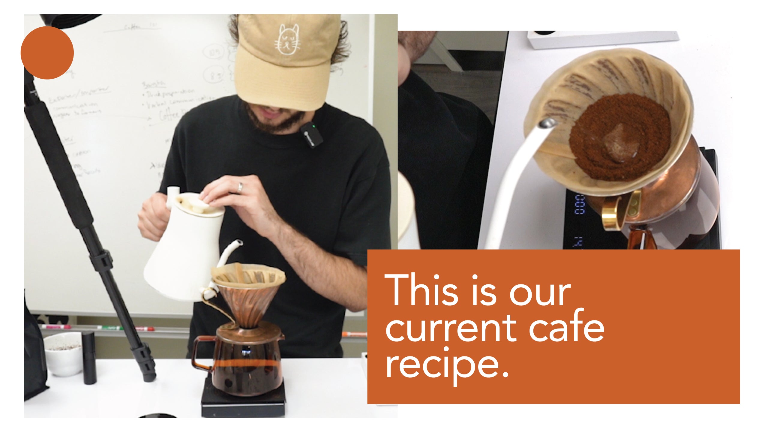 Our Pour-Over Coffee On-Bar Recipe and Brewing Explanation